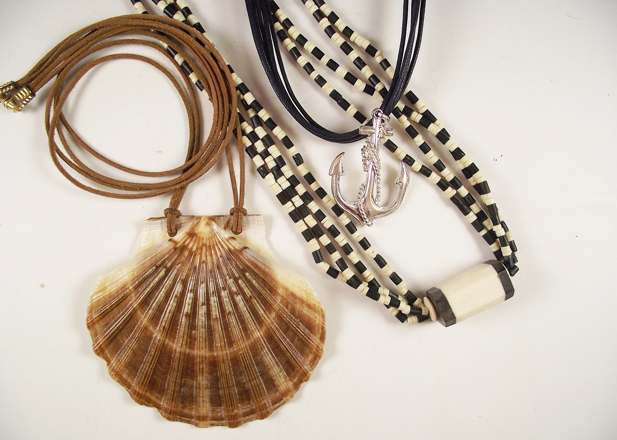 Three attractive necklaces.