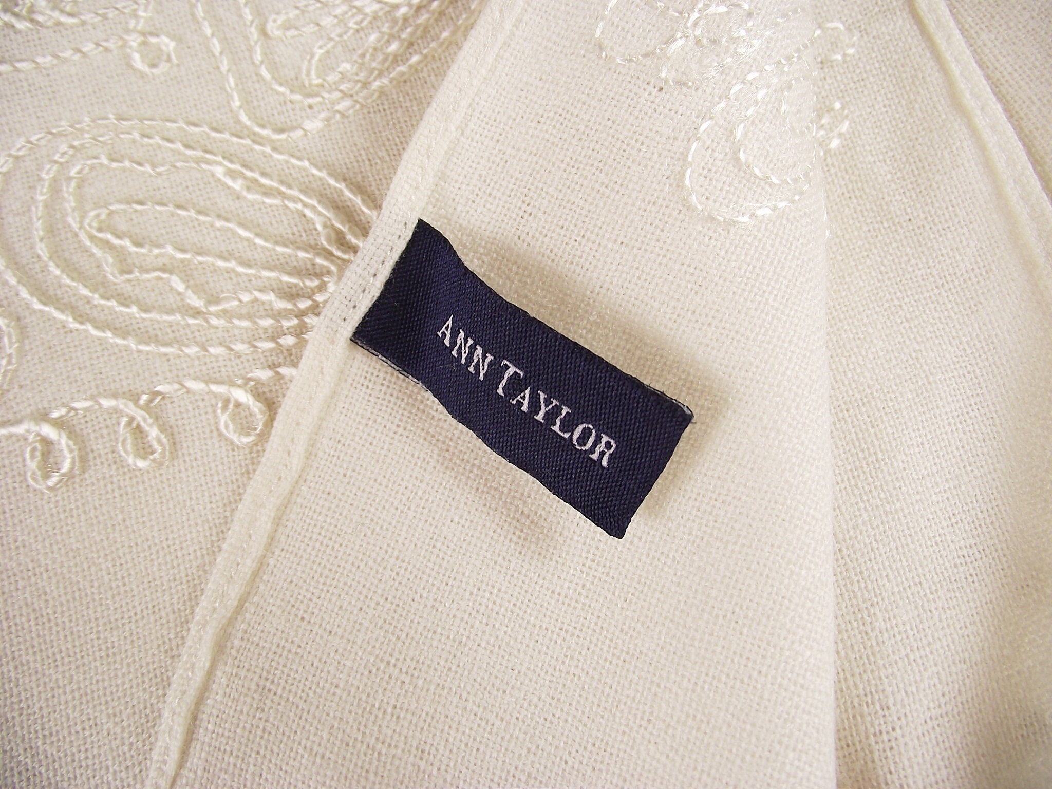 Two designer scarves, one cashmere.