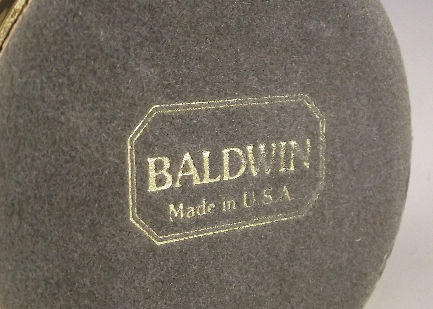 Brass candle holders by Baldwin.