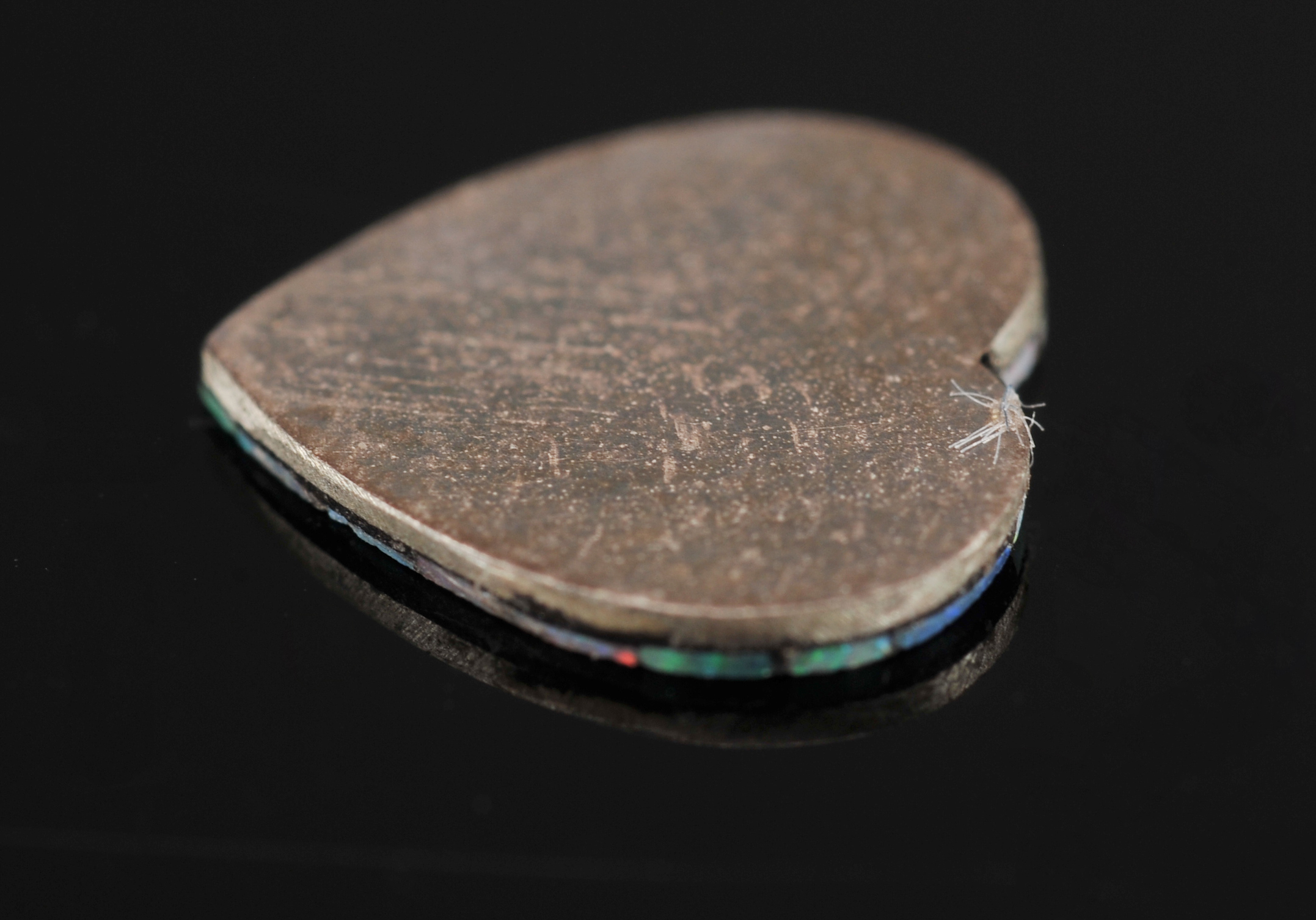 2.03 Carat Mosaic Opal Heart Shaped Stone