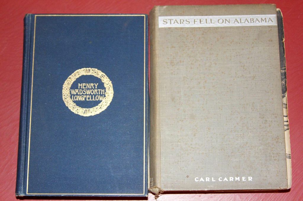 Books by Carl Carmer and Henry Longfellow
