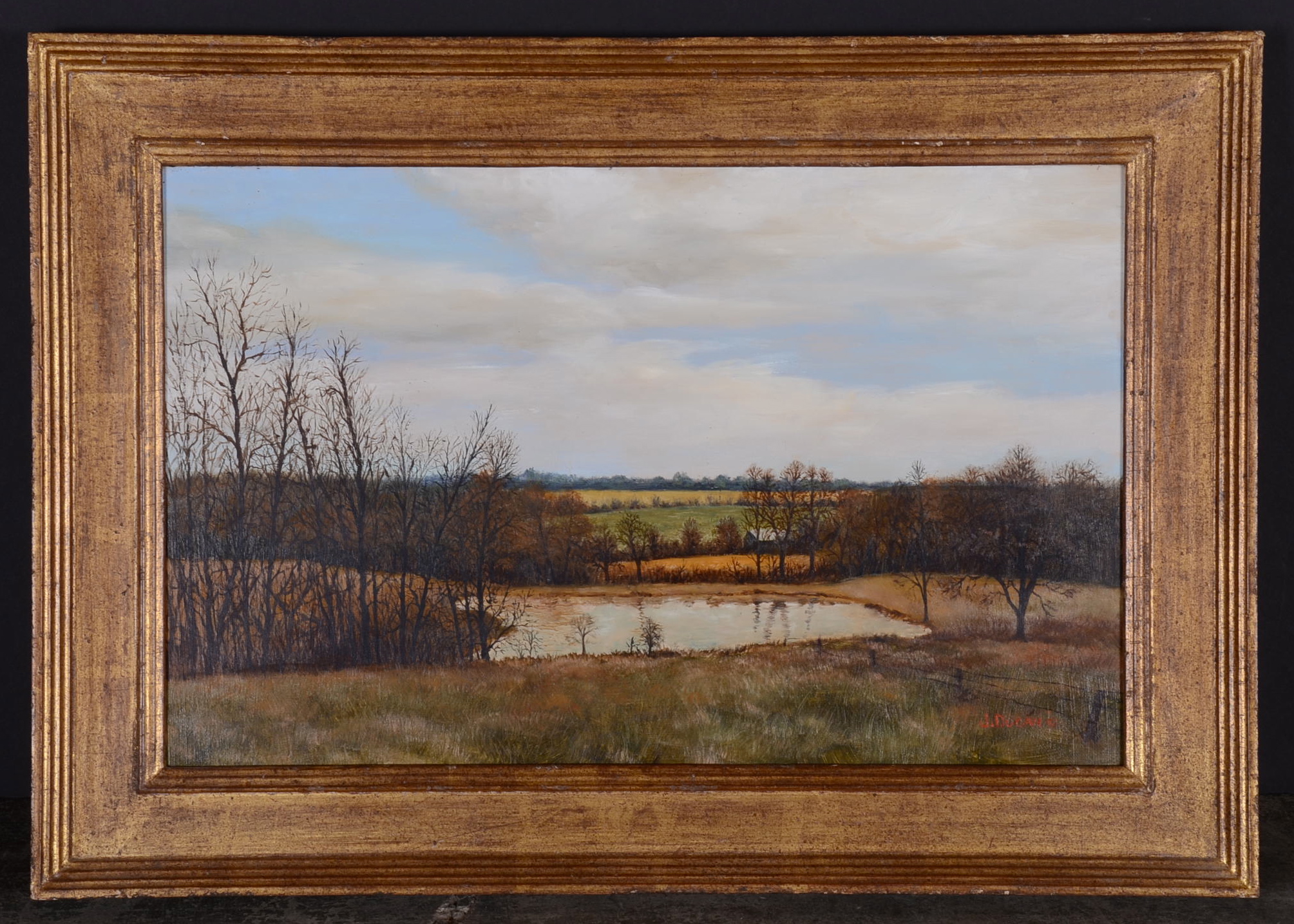 Original John Dugan Oil on Board Painting