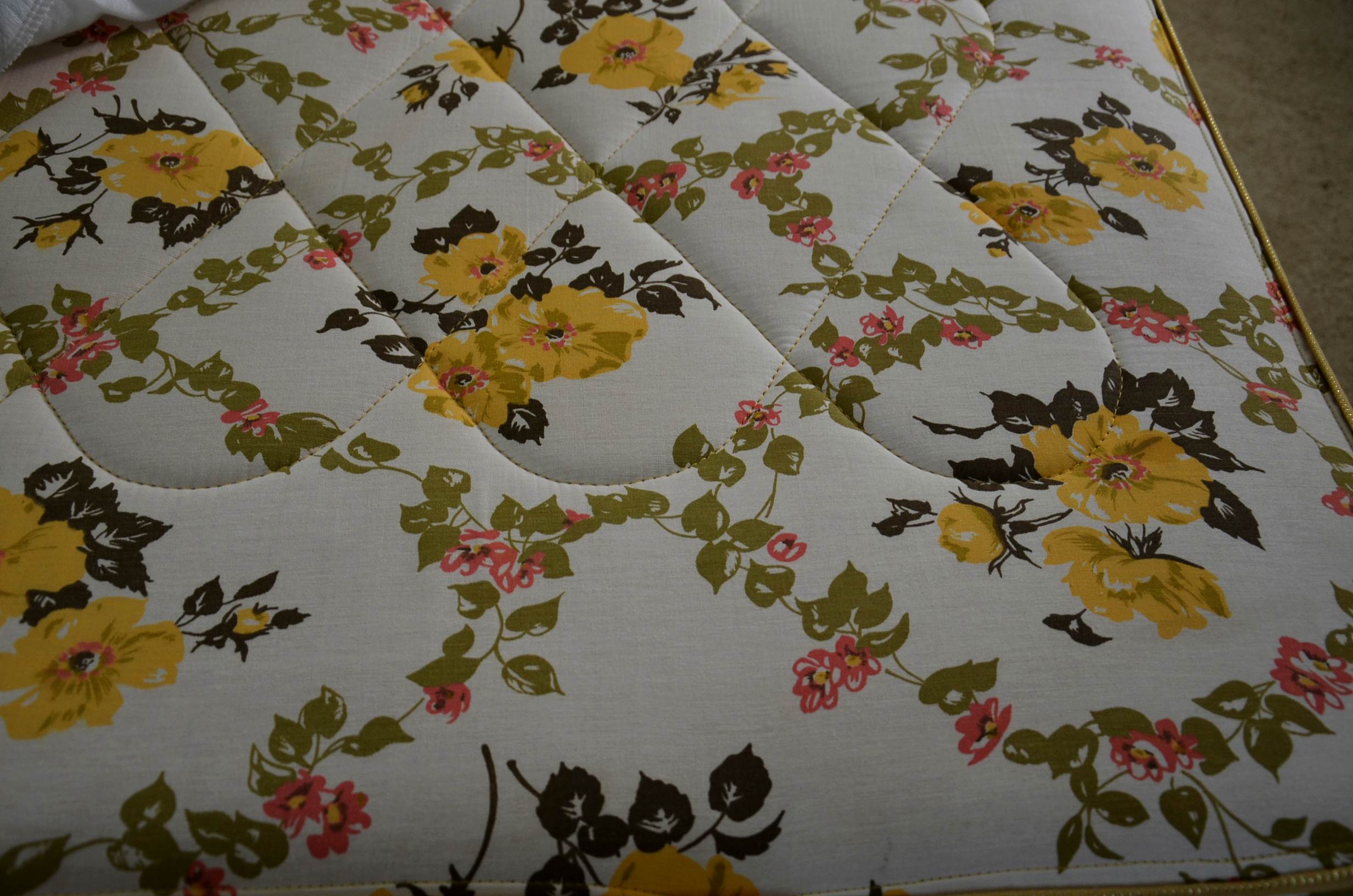 Vintage canon ball four poster bed.