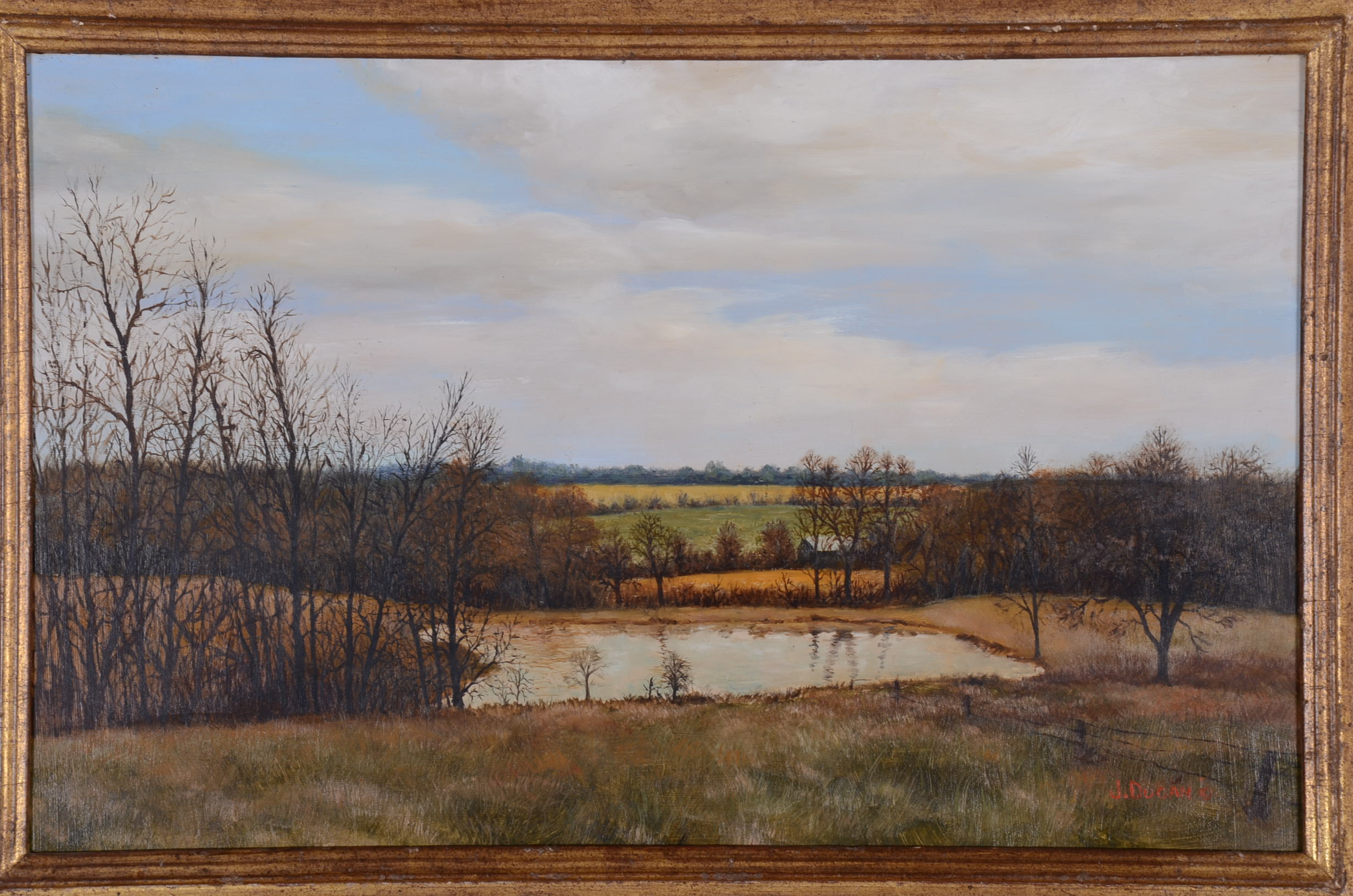 Original John Dugan Oil on Board Painting