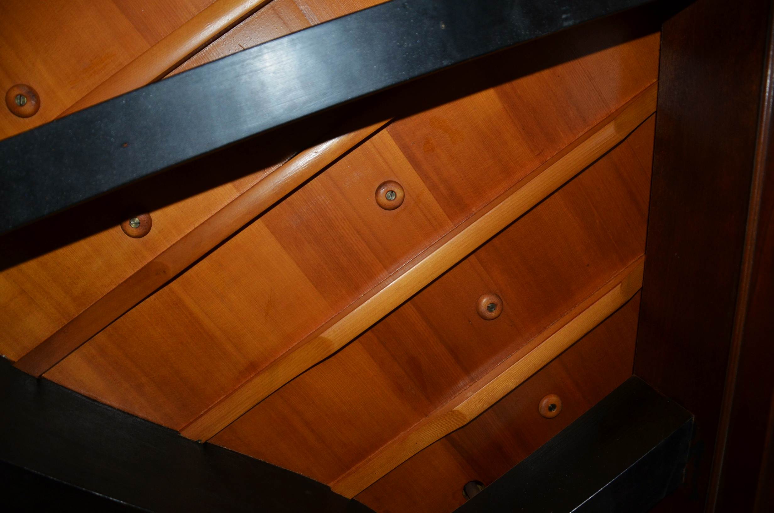 Gulbransen Company mahogany case baby grand piano.