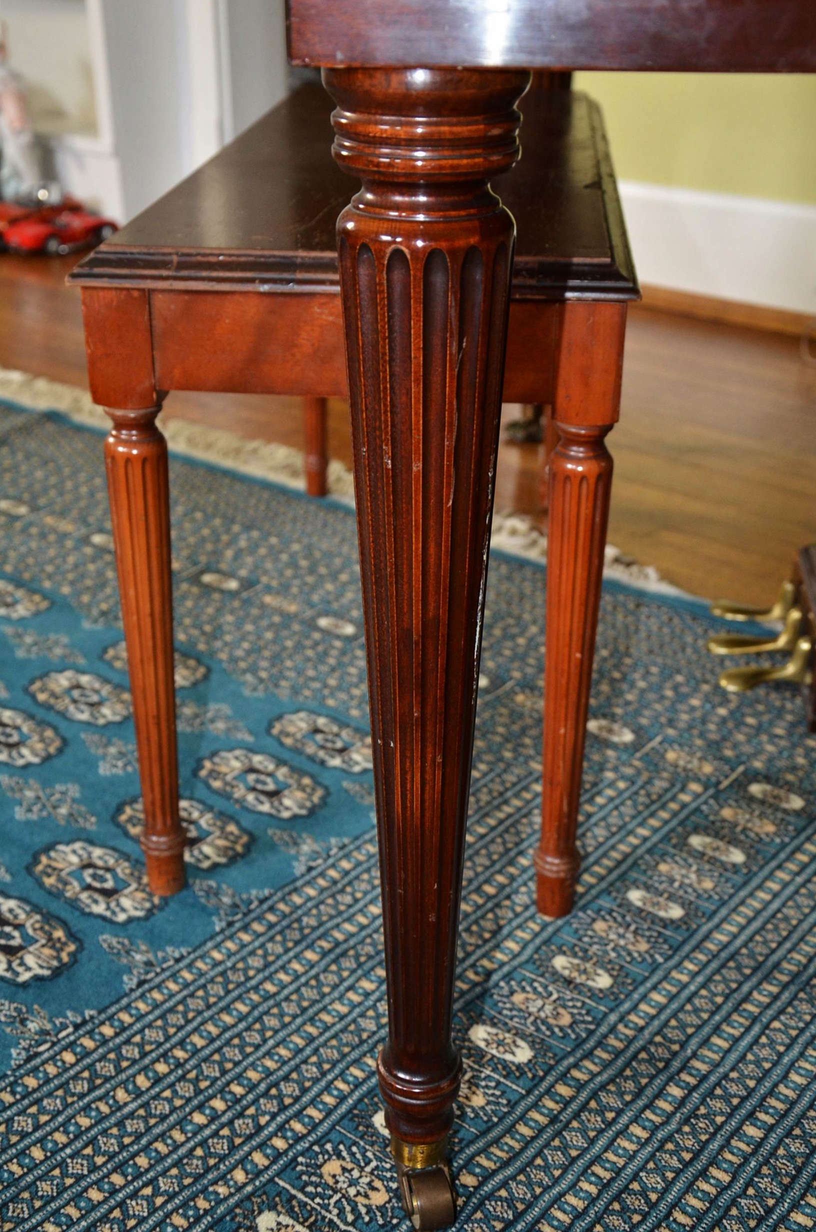 Gulbransen Company mahogany case baby grand piano.