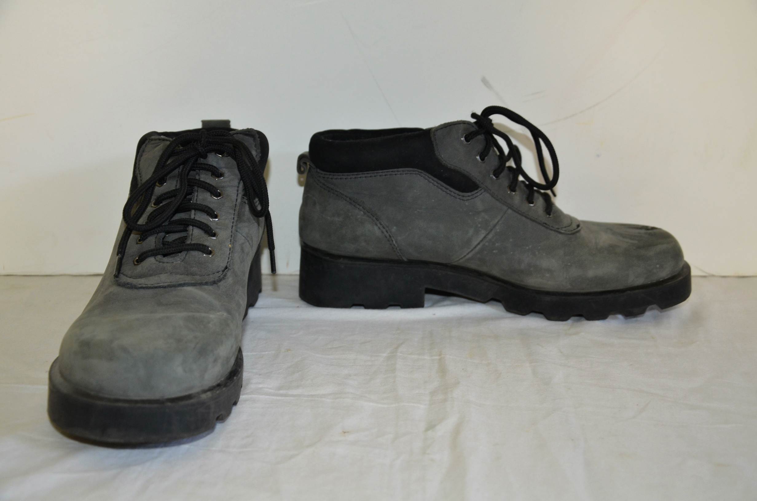 Three pair of winter boots.