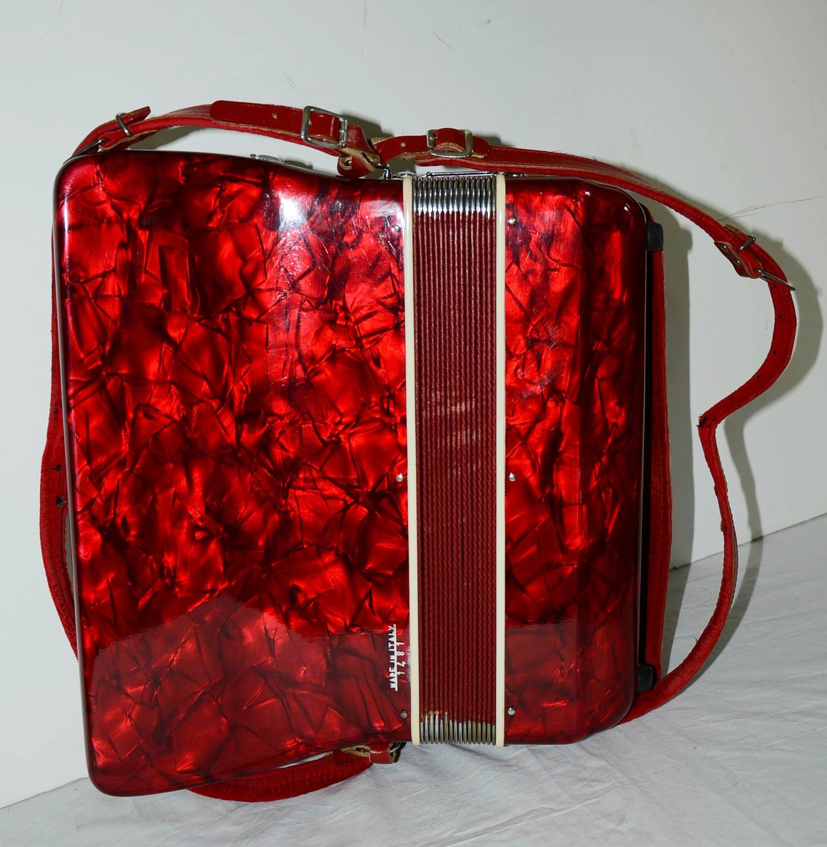 Circa 1950s Castiglione Made in Italy accordion. 