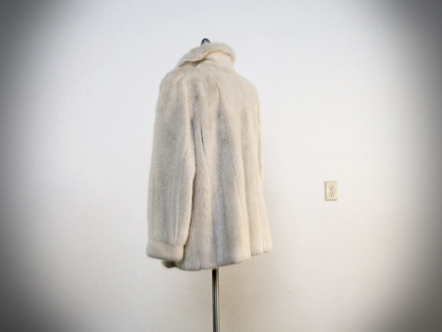 Vintage Genuine Blonde Mink Fur Jacket 