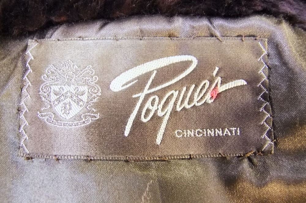 Vintage Faux Sheared Beaver Fur Coat