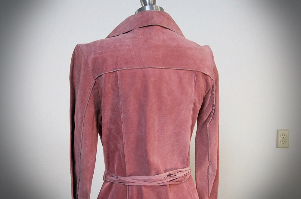Arden B Pink Suede Jacket And Cynthia Steffe Embroidered Skirt 