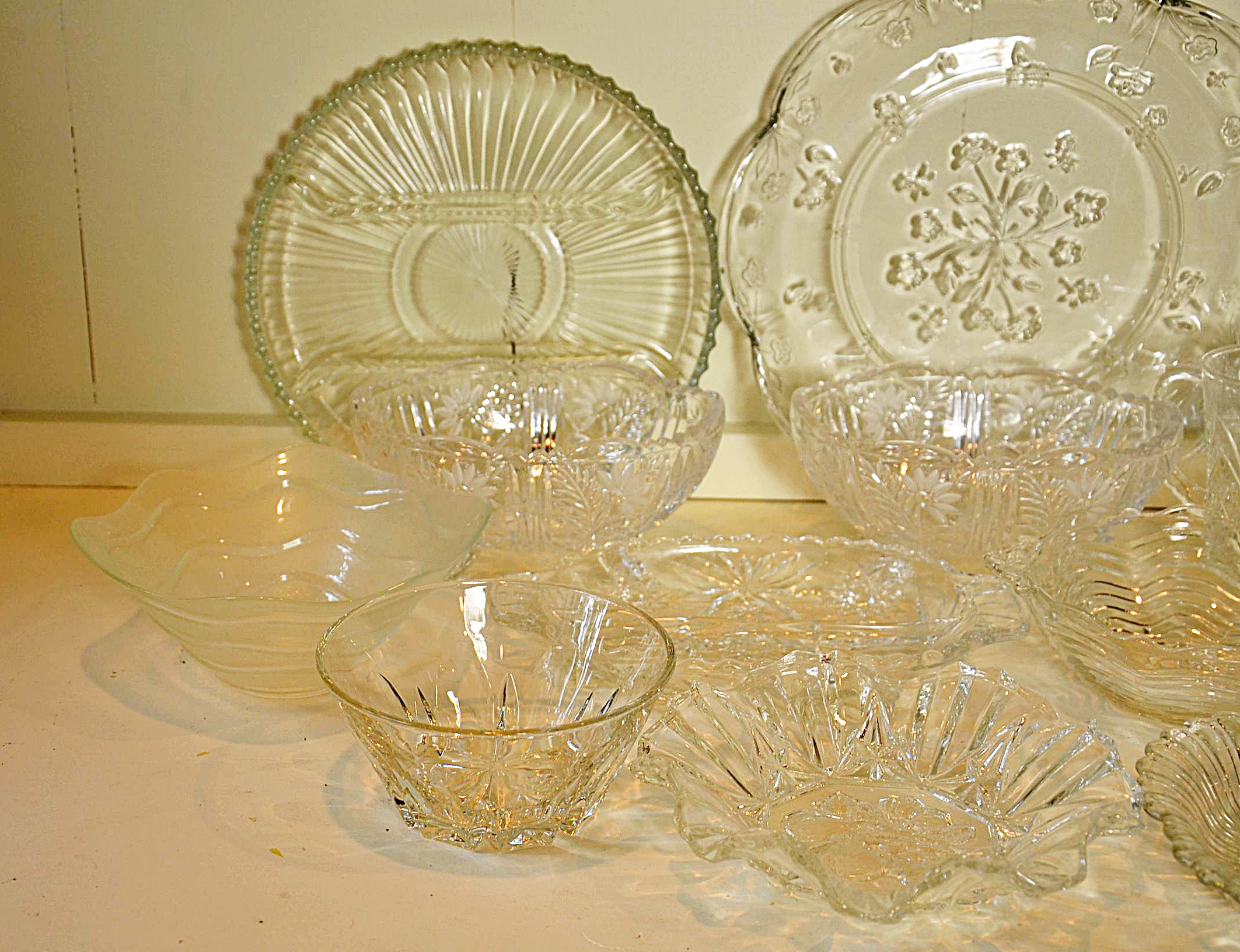 Glassware extravaganza.