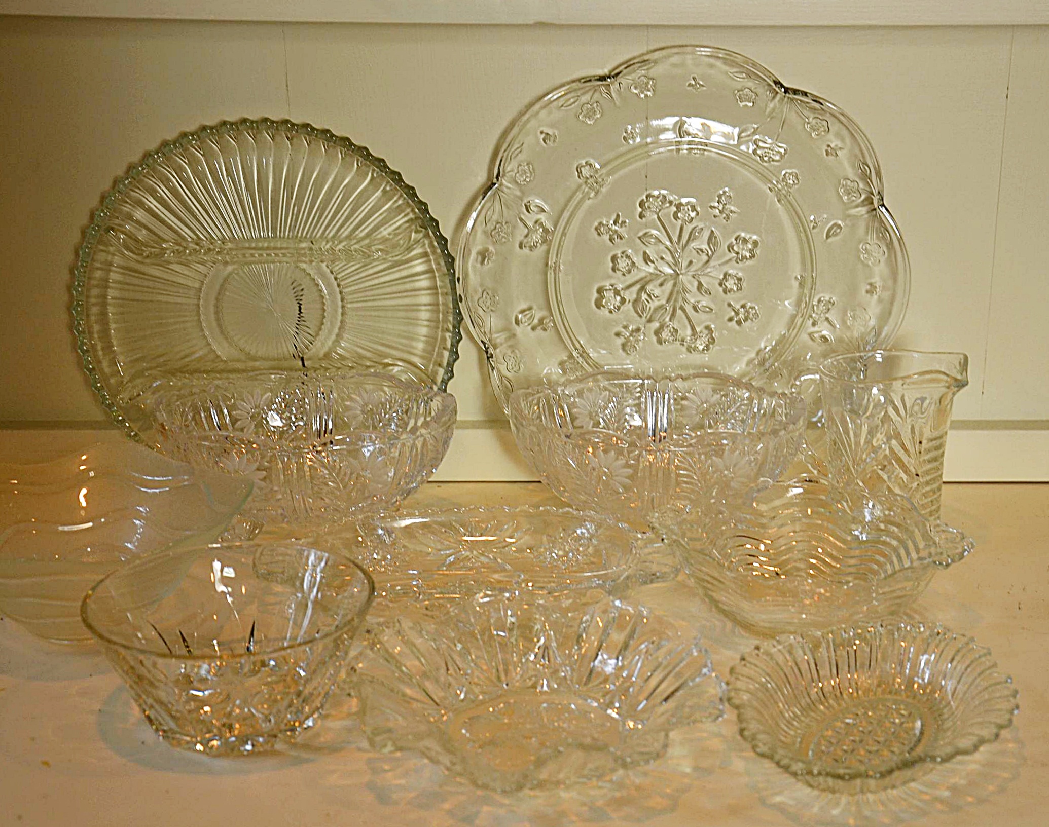 Glassware extravaganza.