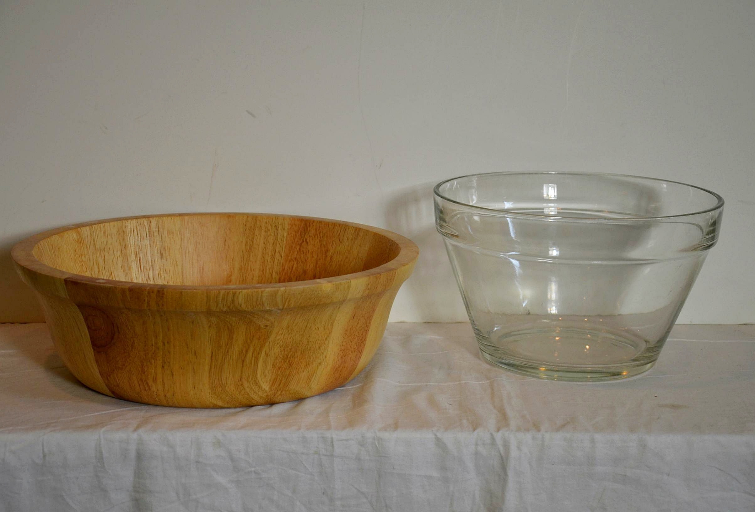 Selection of serving items.