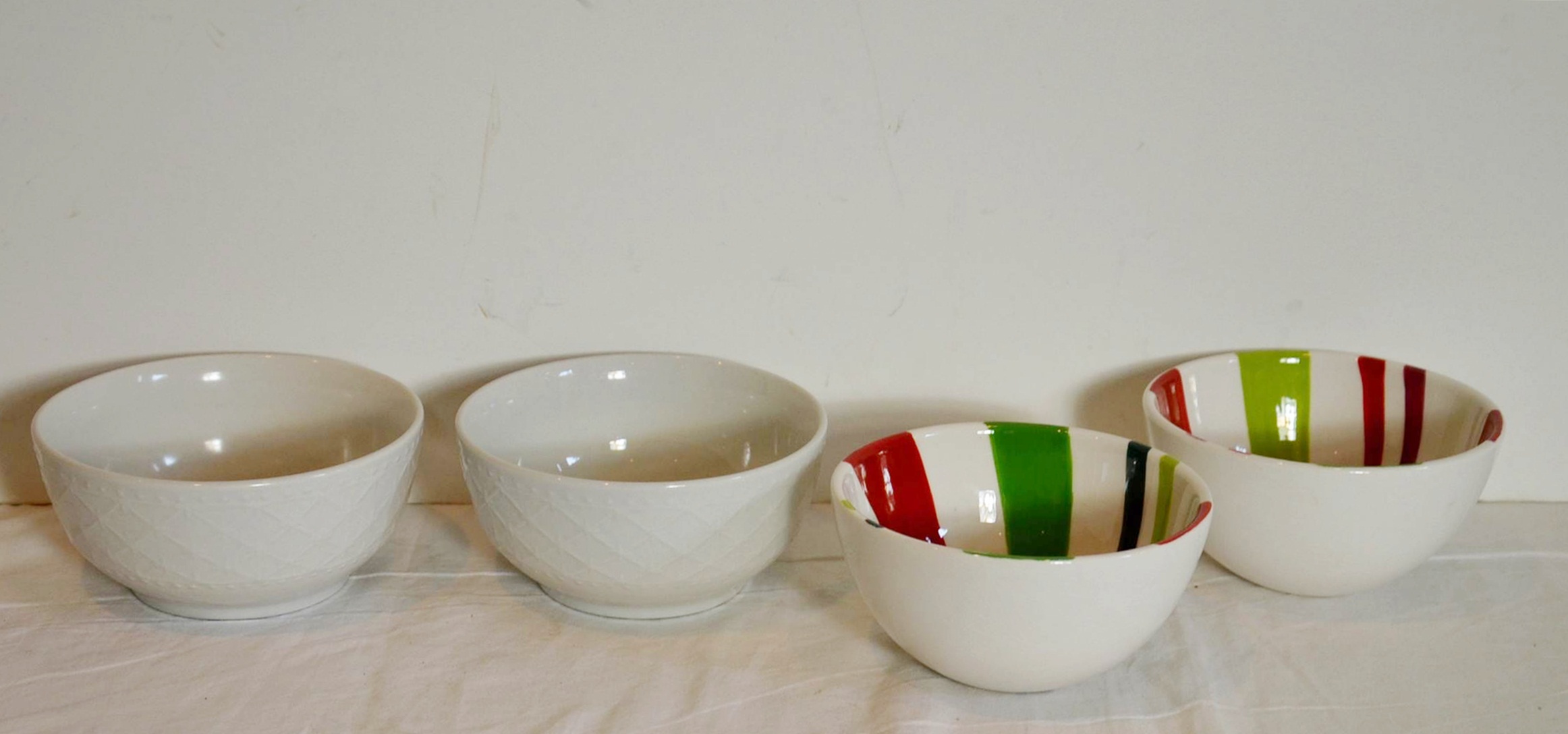 Selection of serving items.