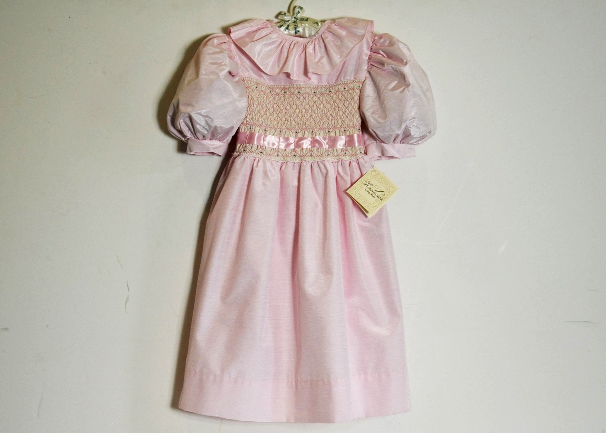 Vintage Polly Flinders pink dress.