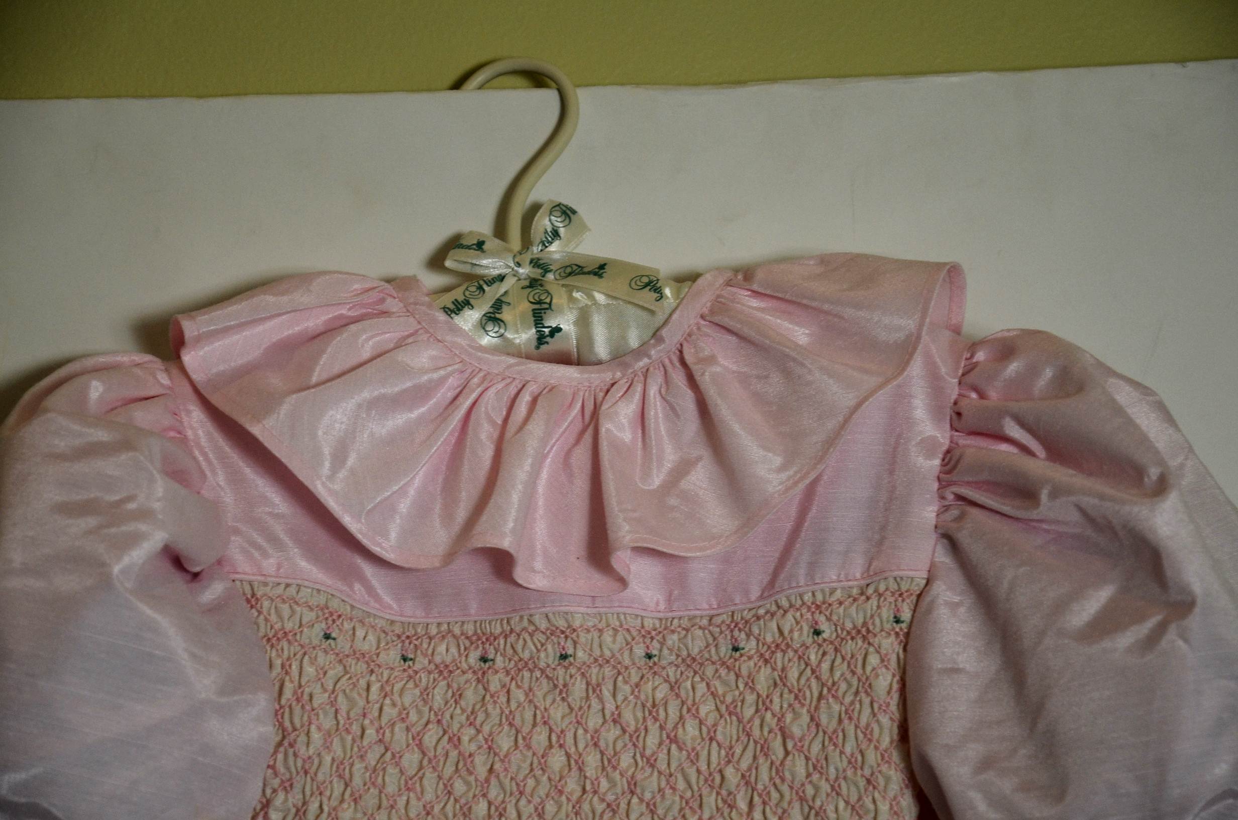 Vintage Polly Flinders pink dress.