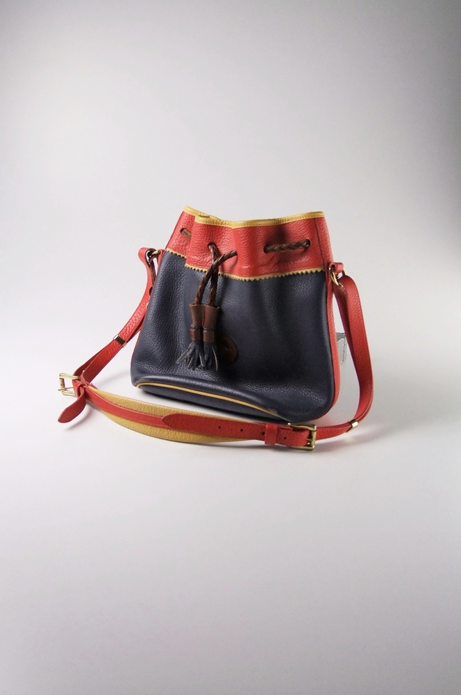  Unique Dooney & Bourke Tri - Tone Leather Shoulderbag