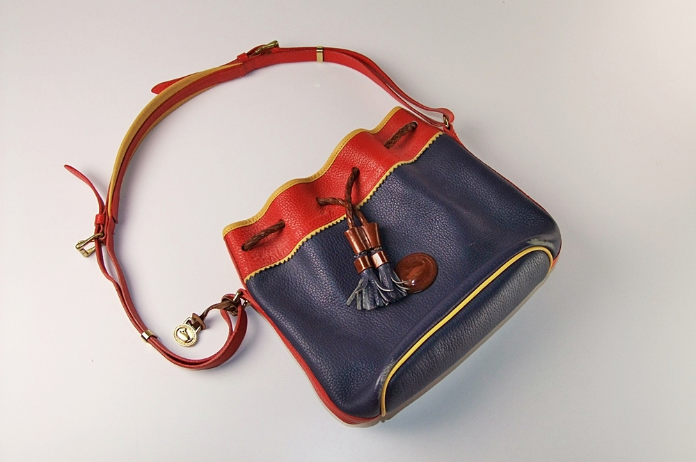  Unique Dooney & Bourke Tri - Tone Leather Shoulderbag