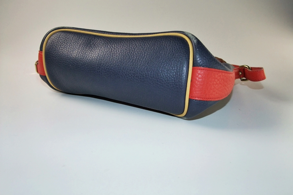  Unique Dooney & Bourke Tri - Tone Leather Shoulderbag