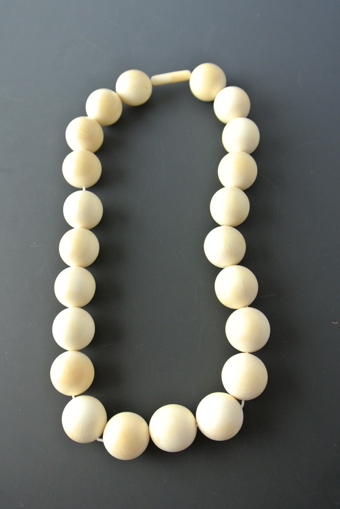 Vintage Real Ivory Jewelry Set