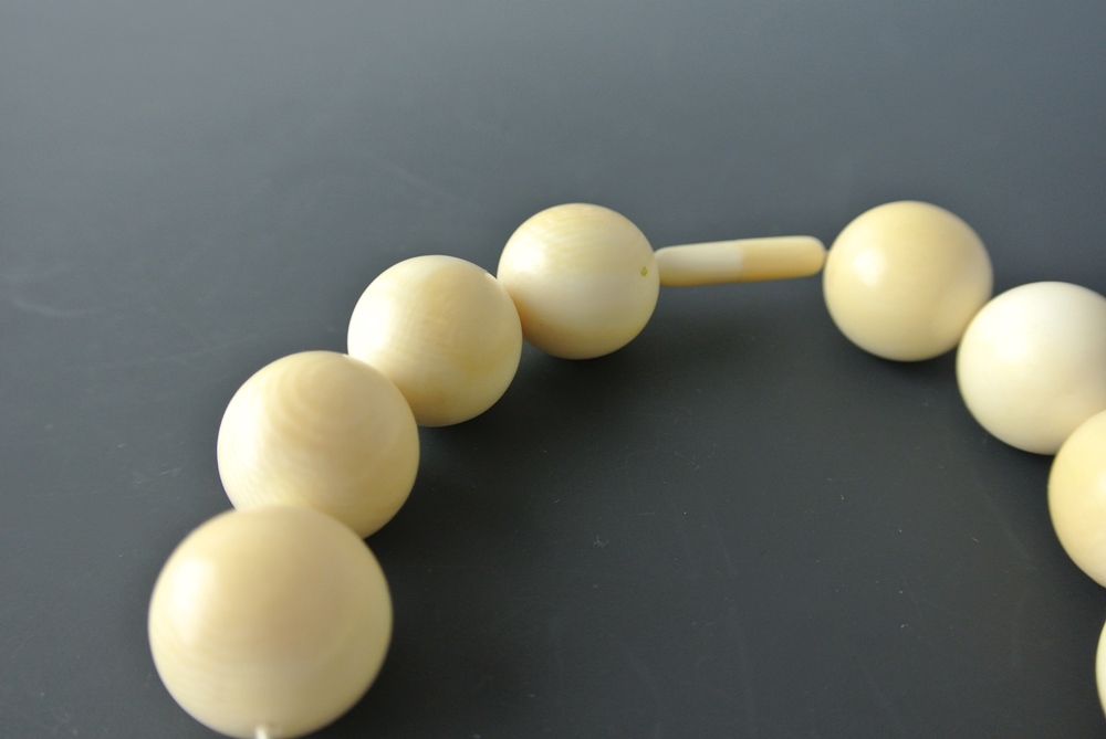 Vintage Real Ivory Jewelry Set