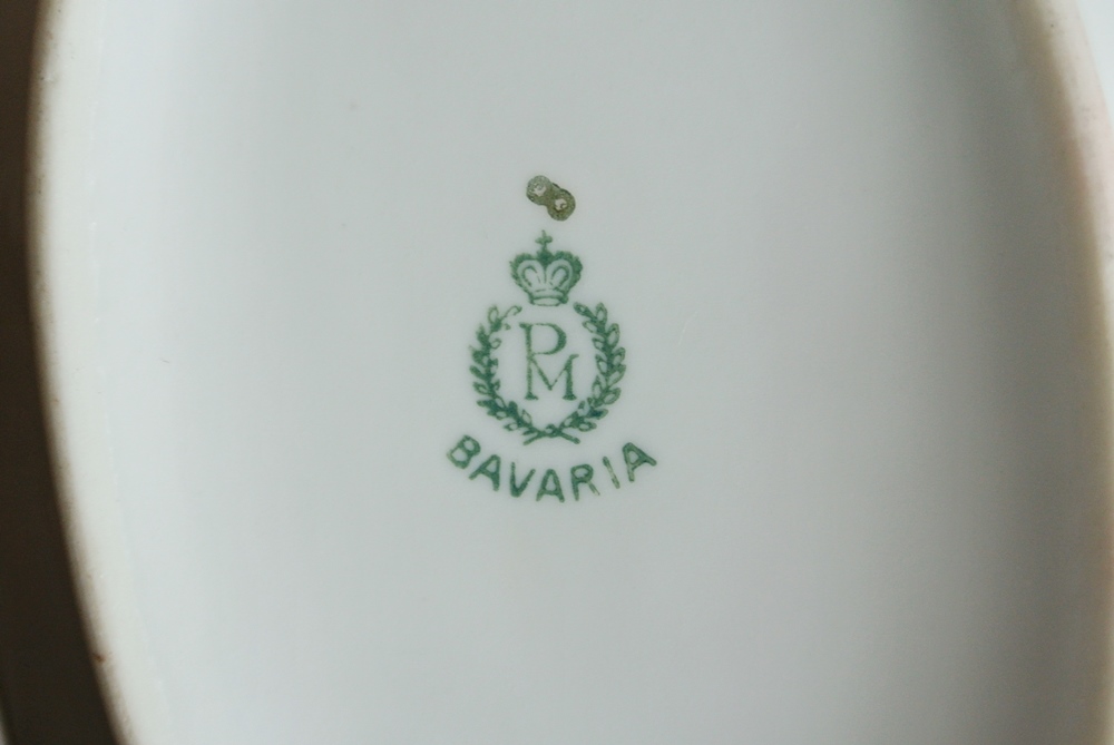 Unique Vintage Rolled Rim Dish