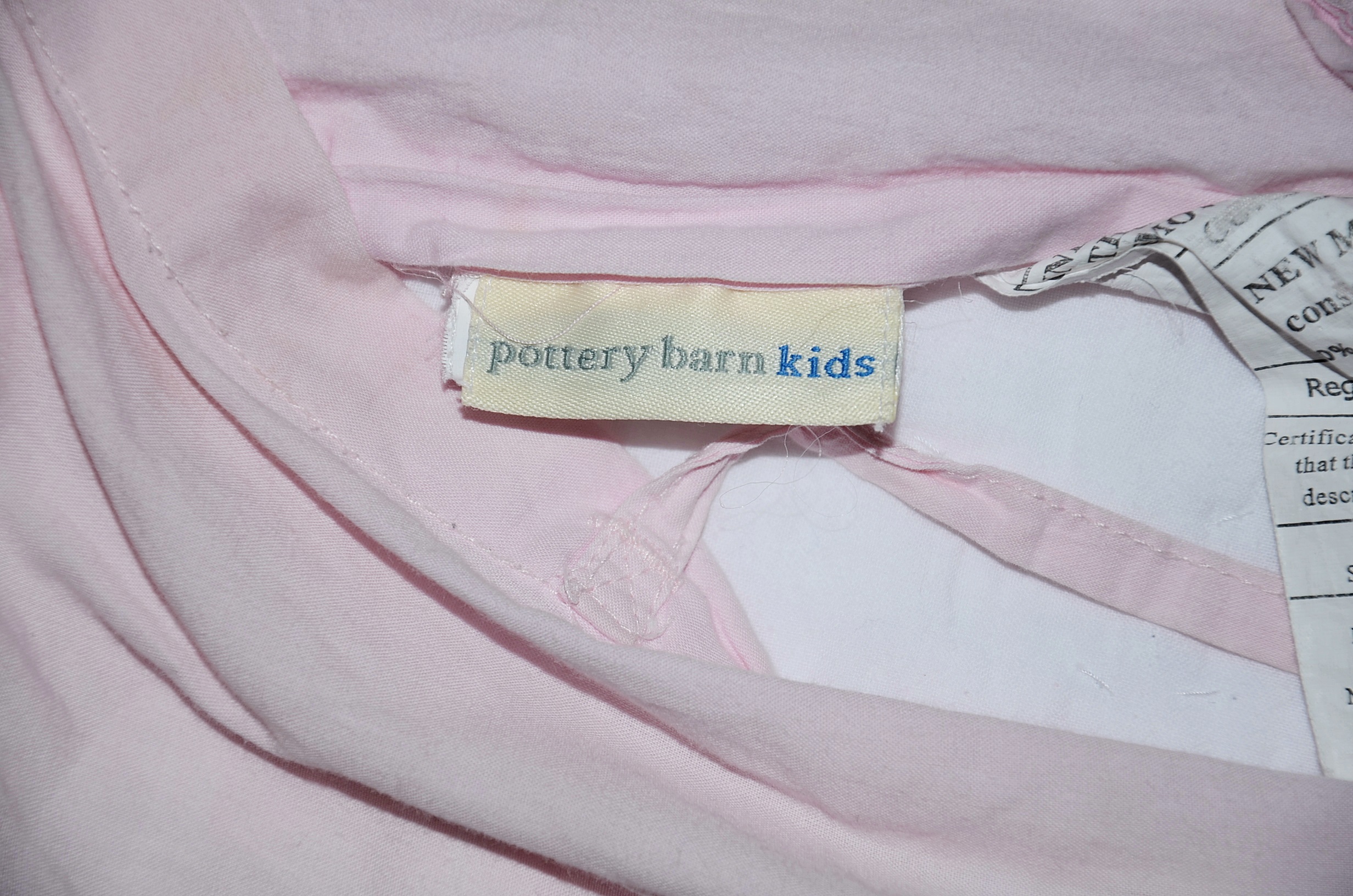 Pottery Barn Kids twin bedding.
