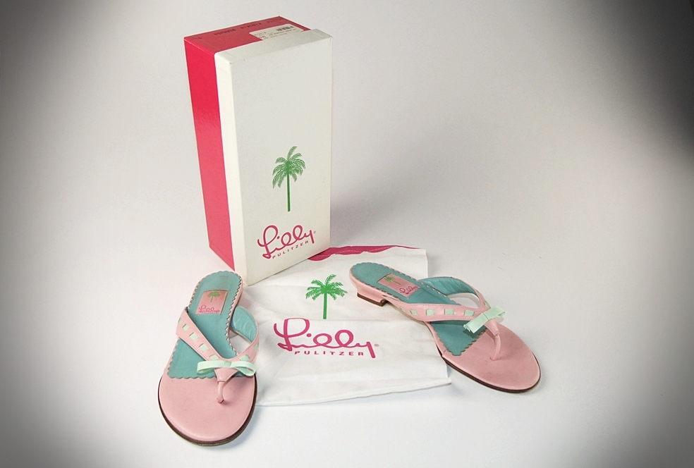 Lilly Pulitzer Delite Kidskin Bermuda Sandals 