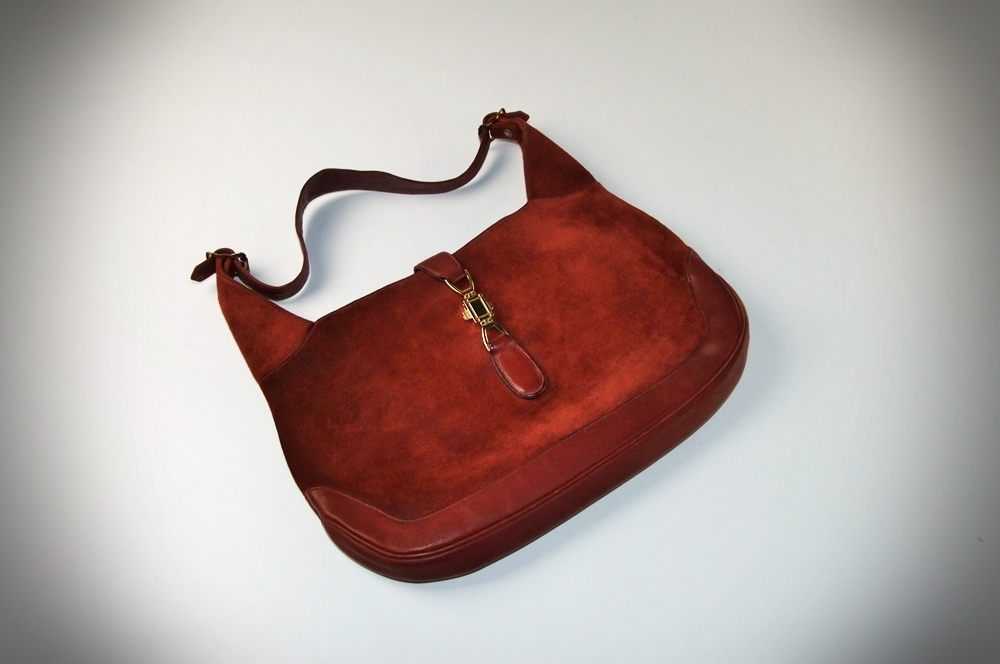  Susan Gail Suede And Leather Handbag 