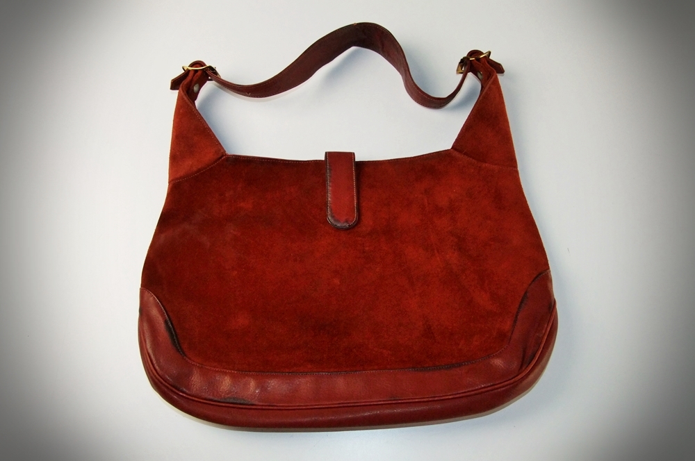  Susan Gail Suede And Leather Handbag 