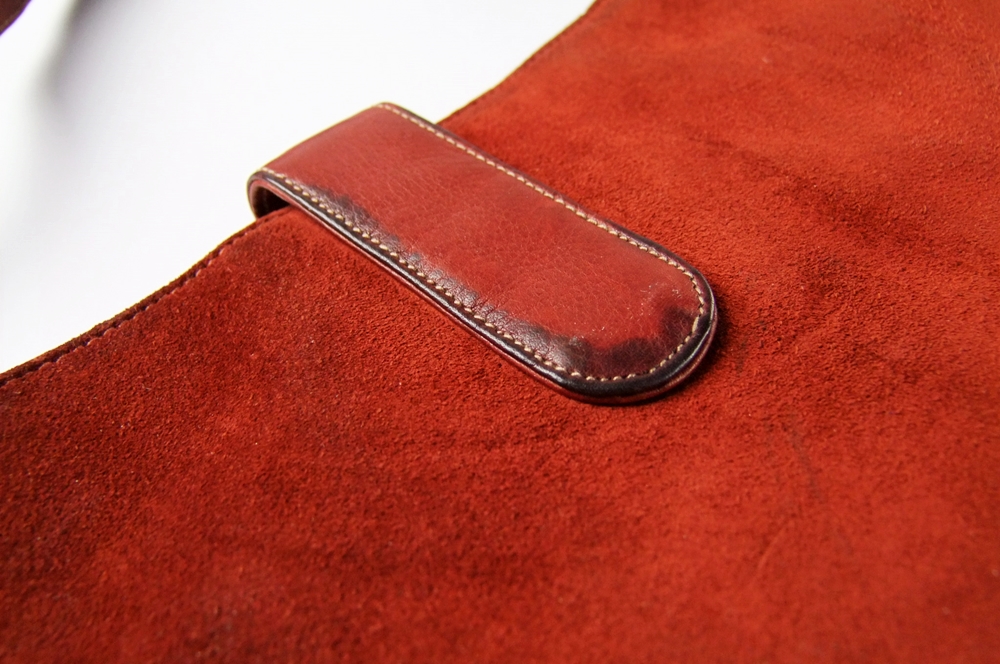  Susan Gail Suede And Leather Handbag 