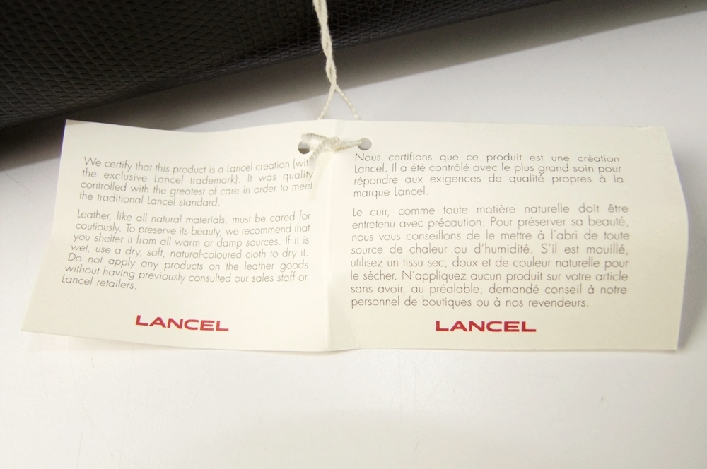 Lancel "Elsa" Hobo Black Shoulderbag