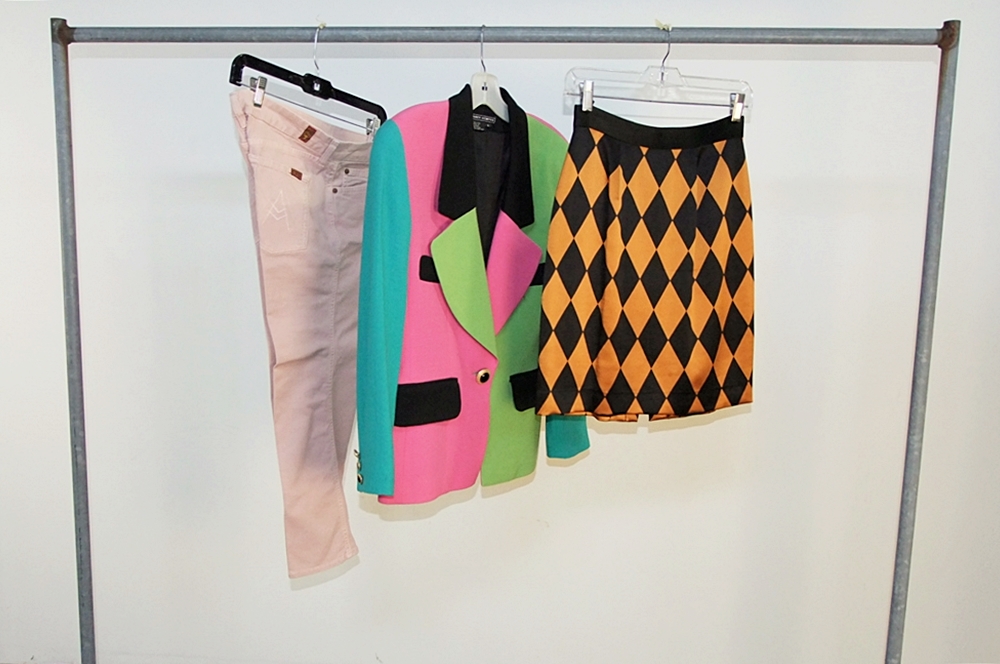 Three Piece Collection Of Designer Clothes