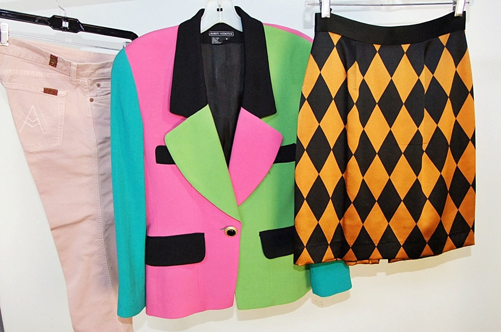 Three Piece Collection Of Designer Clothes