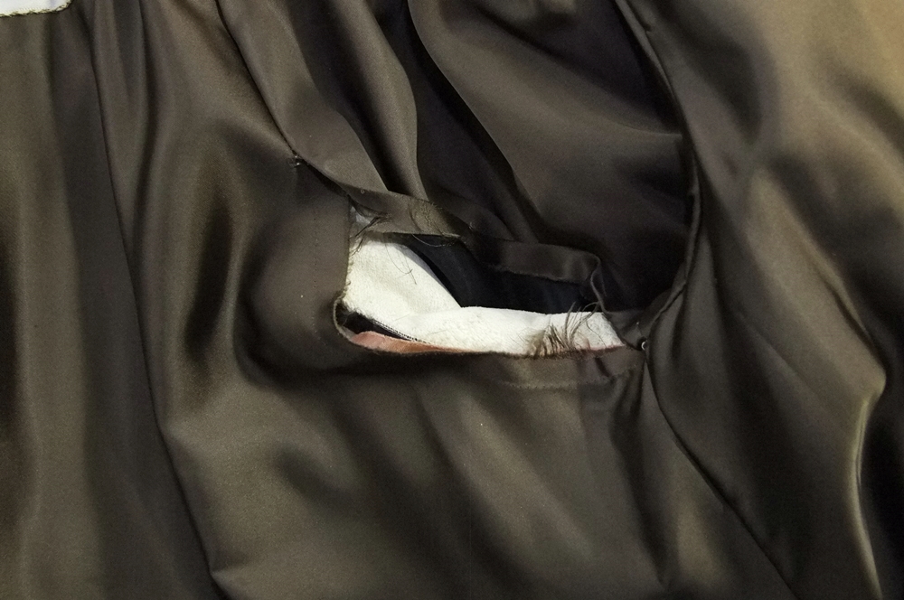 Natural Brown Genuine Mink Fur Coat