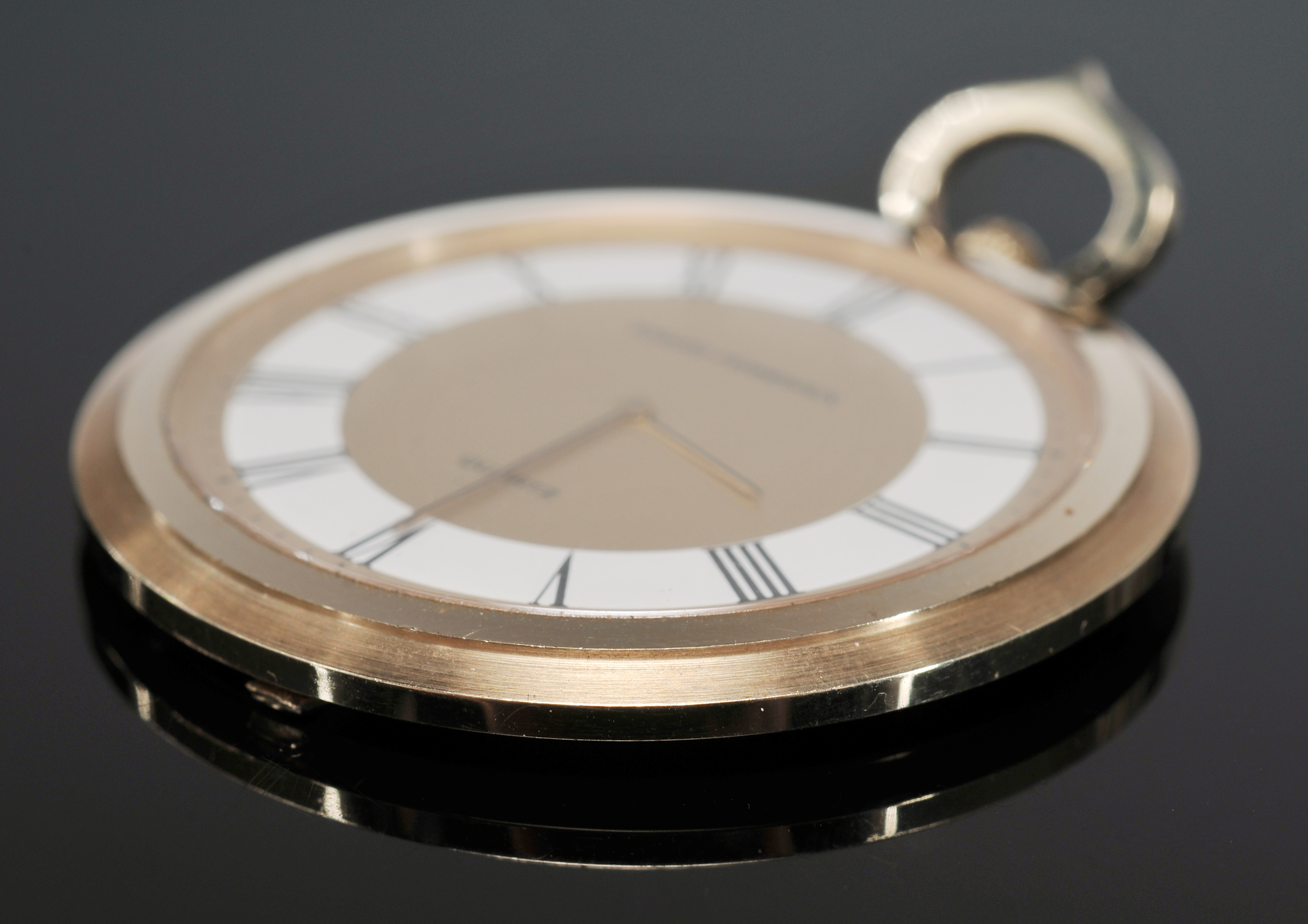 (18.8 dwt) 14 K Yellow Gold Girard Perregaux Quartz Watch Pendant