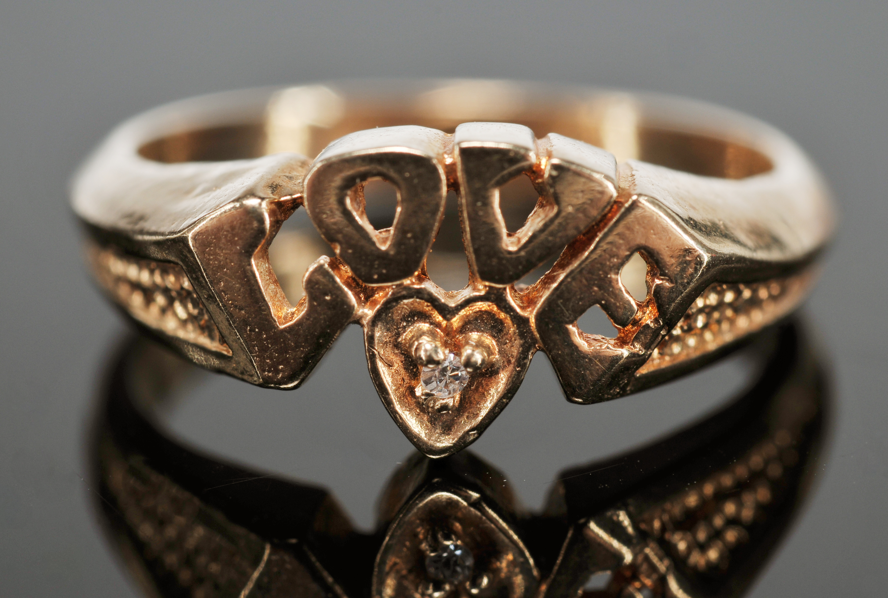 Two 10 & 14 K Yellow Gold Lady's Rings