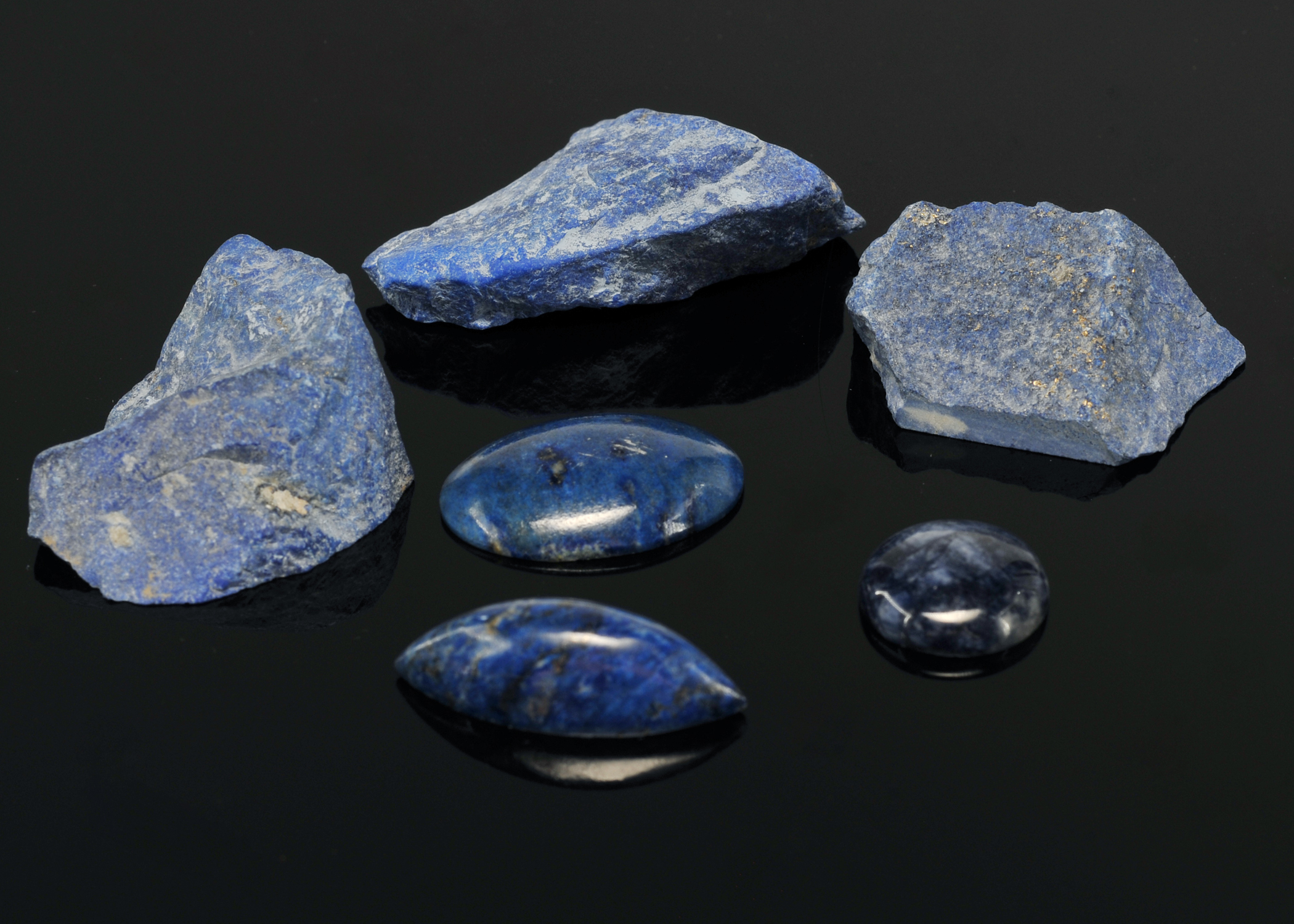 Collection of Lapis Lazuli and Sodalite 