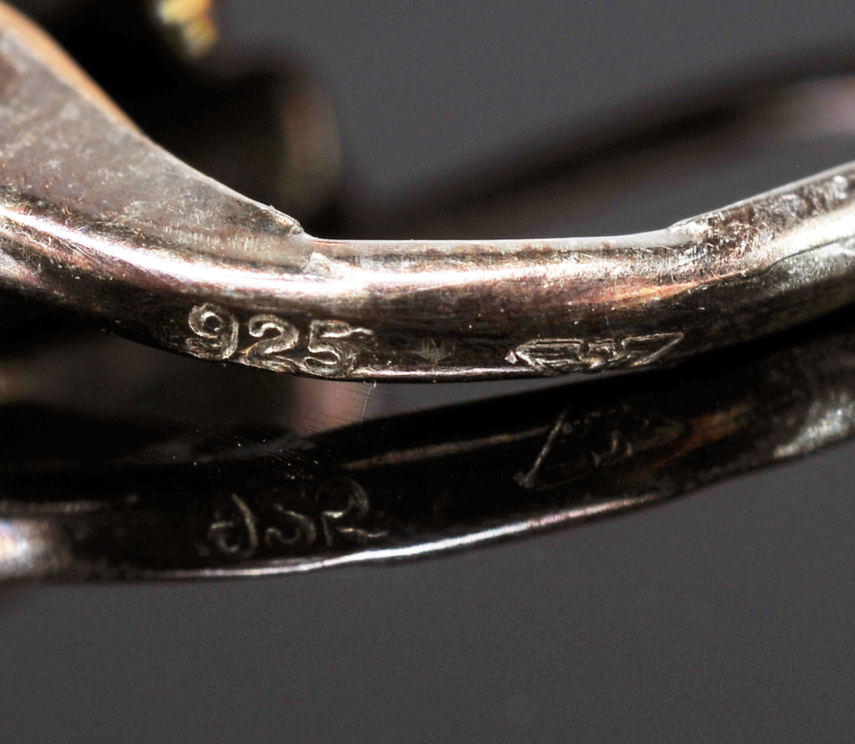 Lady's Sterling Silver Yellow Quartz Pendant Necklace And Earrings