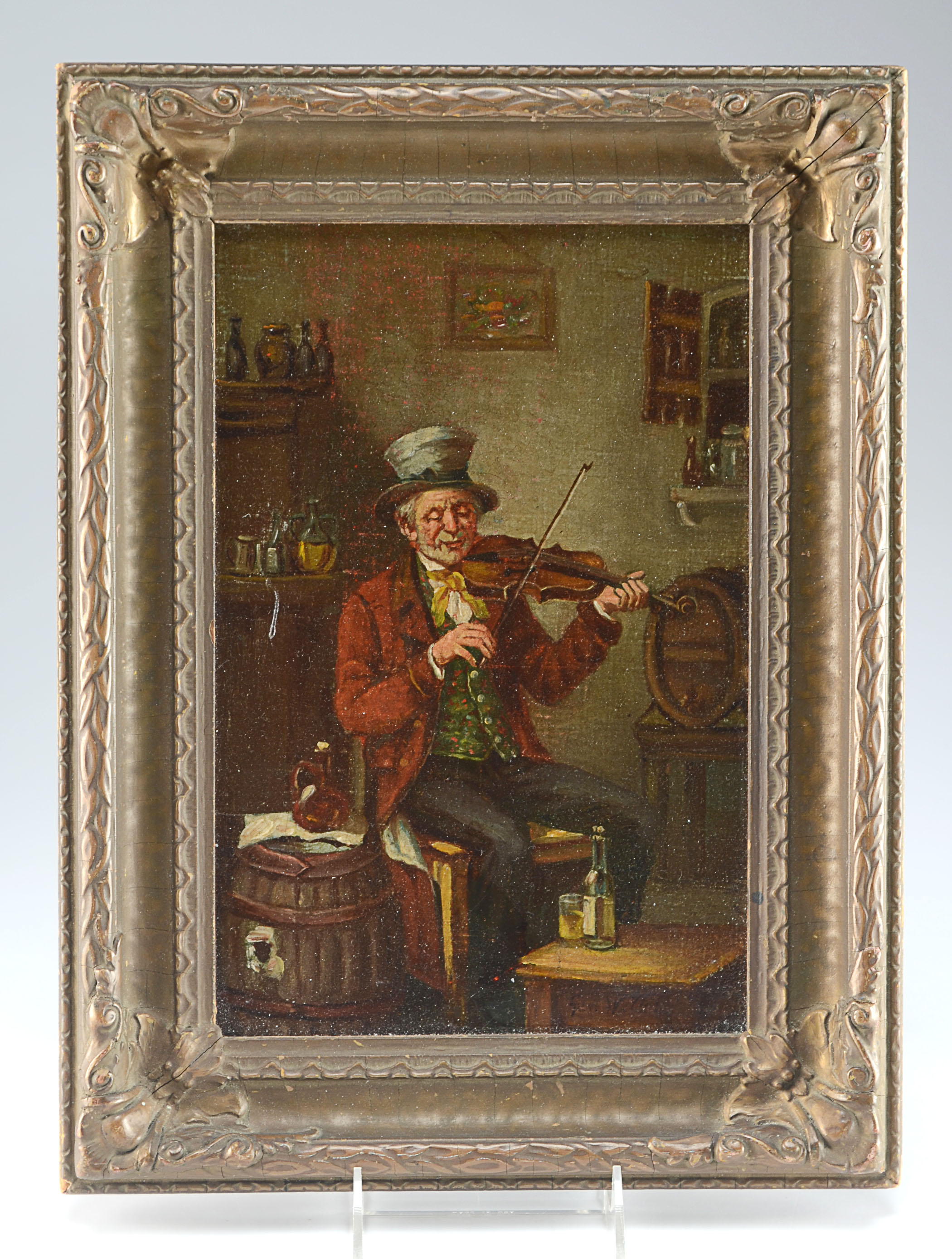 Original George Willis Oil on Canvas Painting