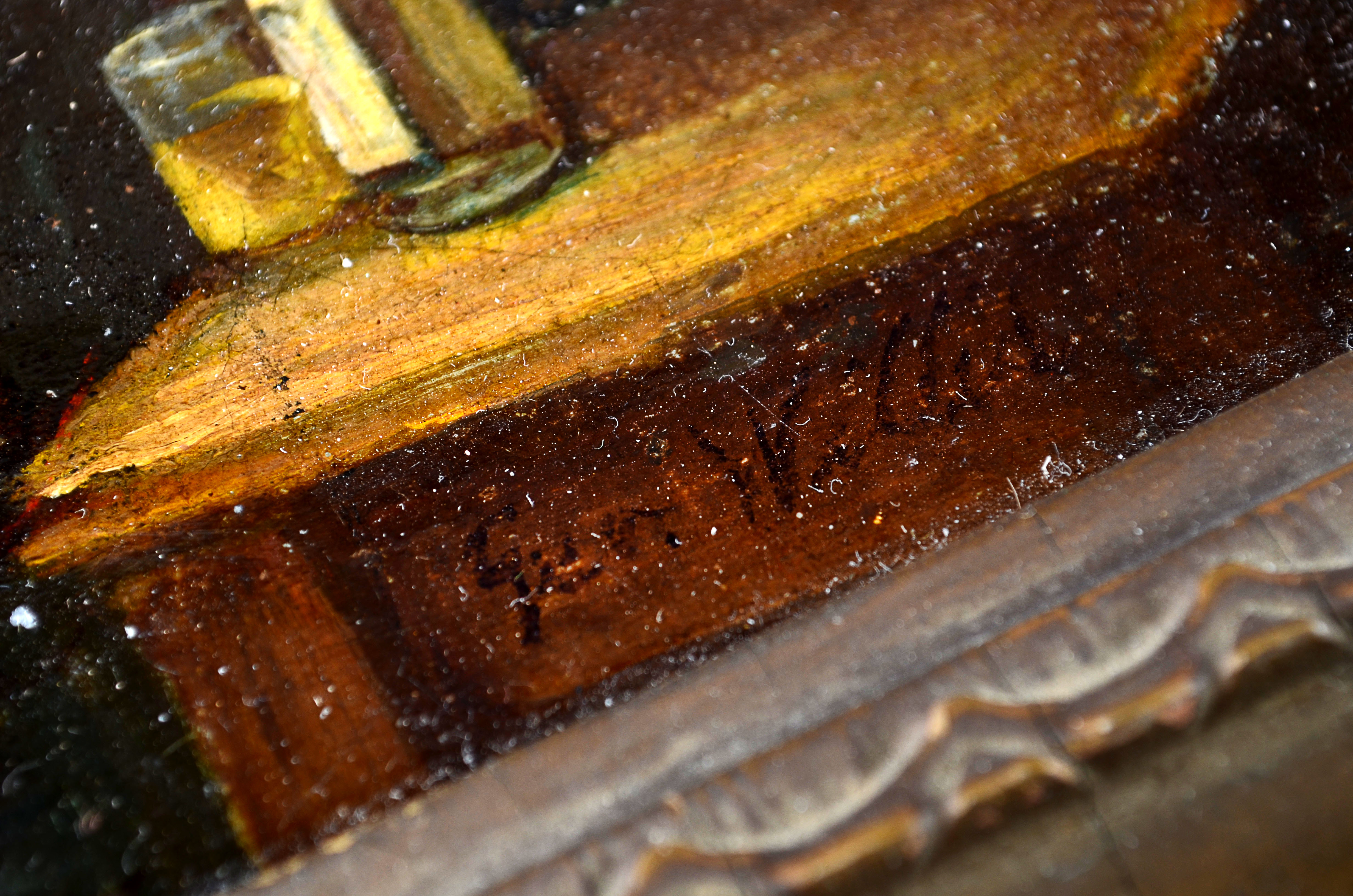 Original George Willis Oil on Canvas Painting