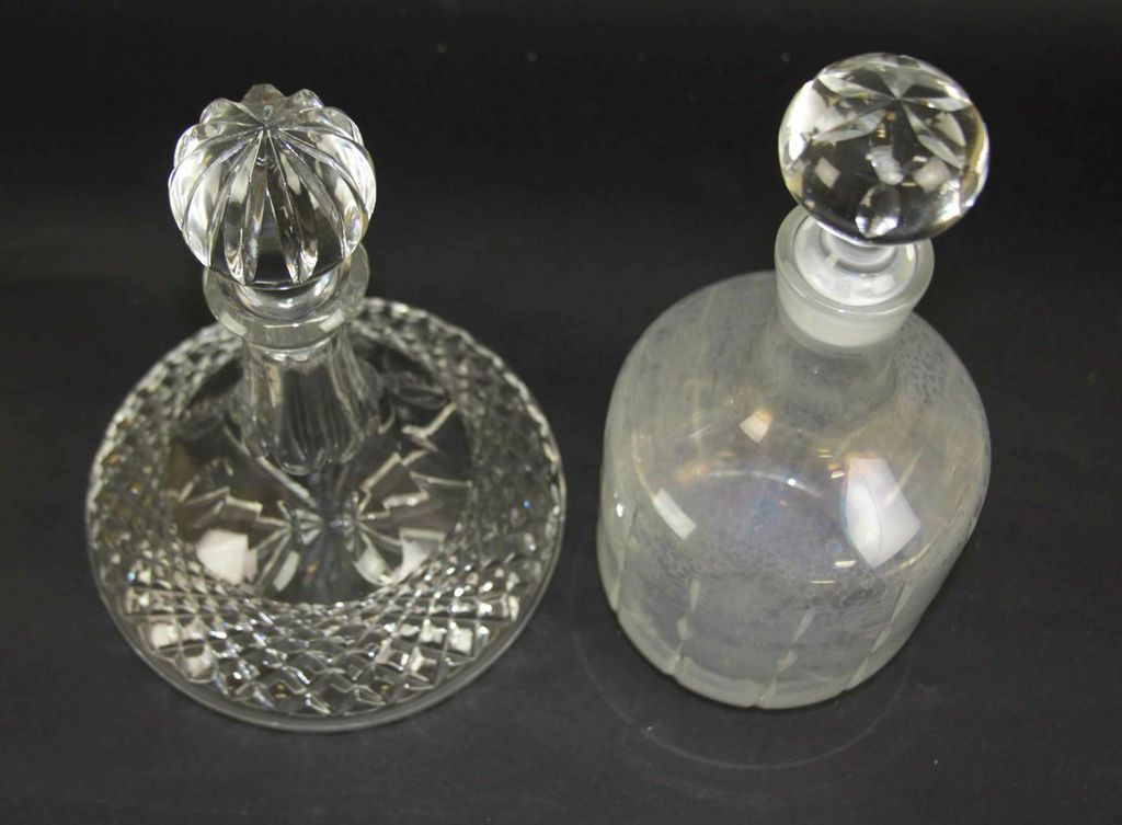 Two Crystal Decanters 