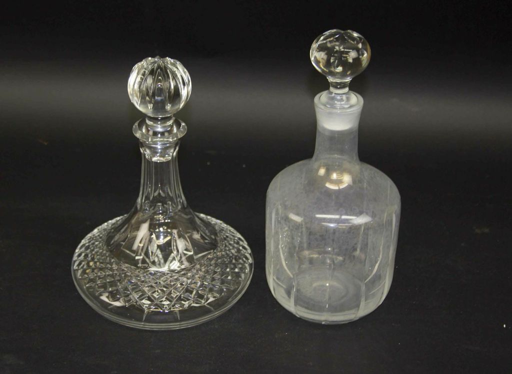 Two Crystal Decanters 