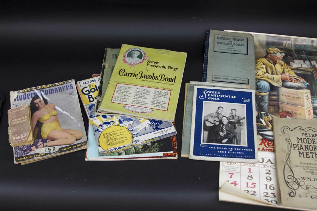 Vintage Magazines, Song Books and more!