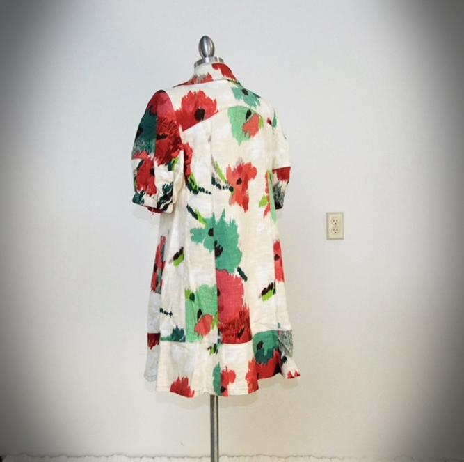  Nanette Lapore Abstract Red Poppy Jacket