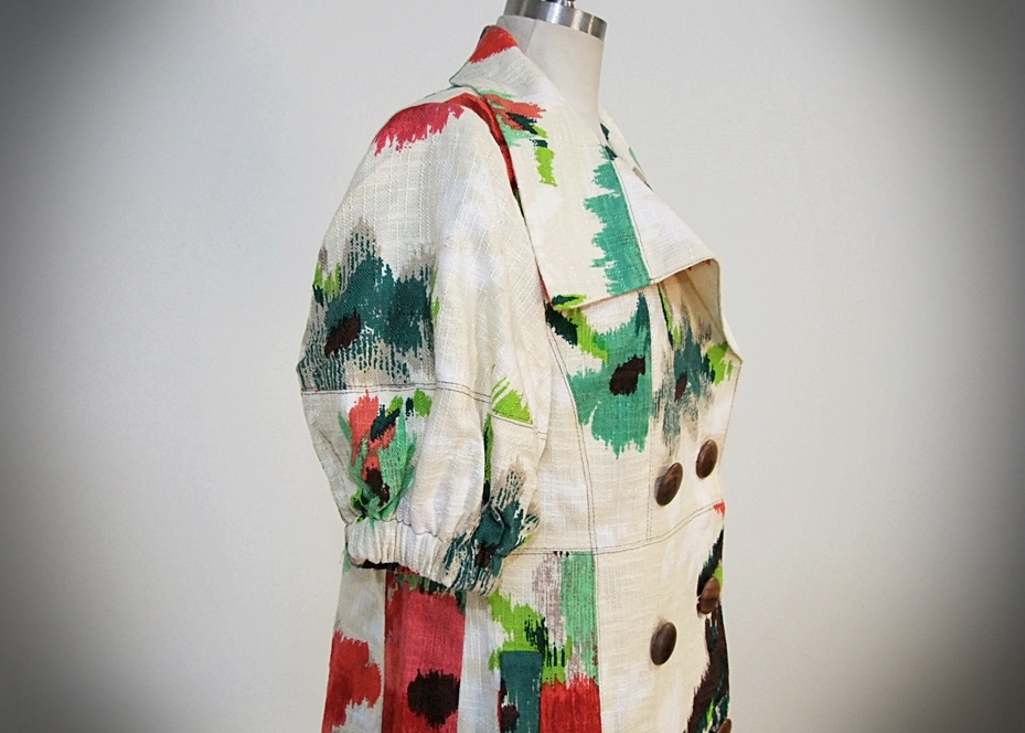  Nanette Lapore Abstract Red Poppy Jacket