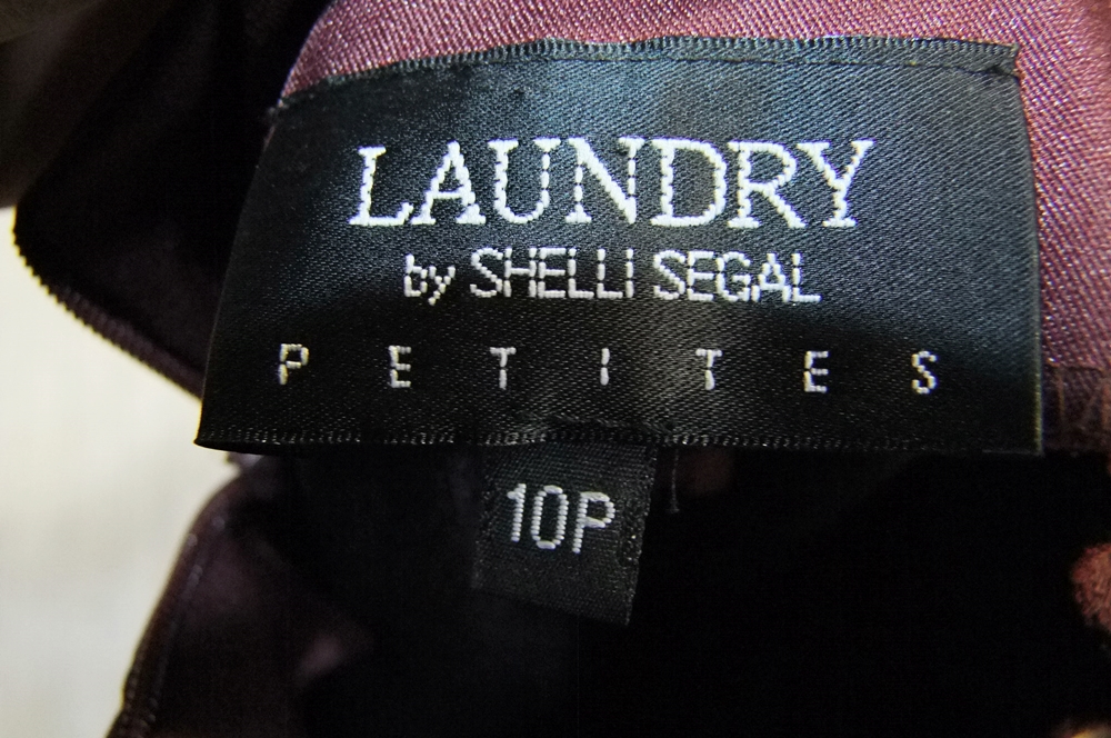 Laundry by Shelli Segal Burgundy Sleeveless Cocktail Dress