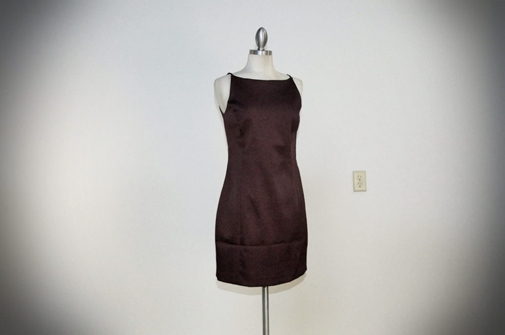 Laundry by Shelli Segal Burgundy Sleeveless Cocktail Dress