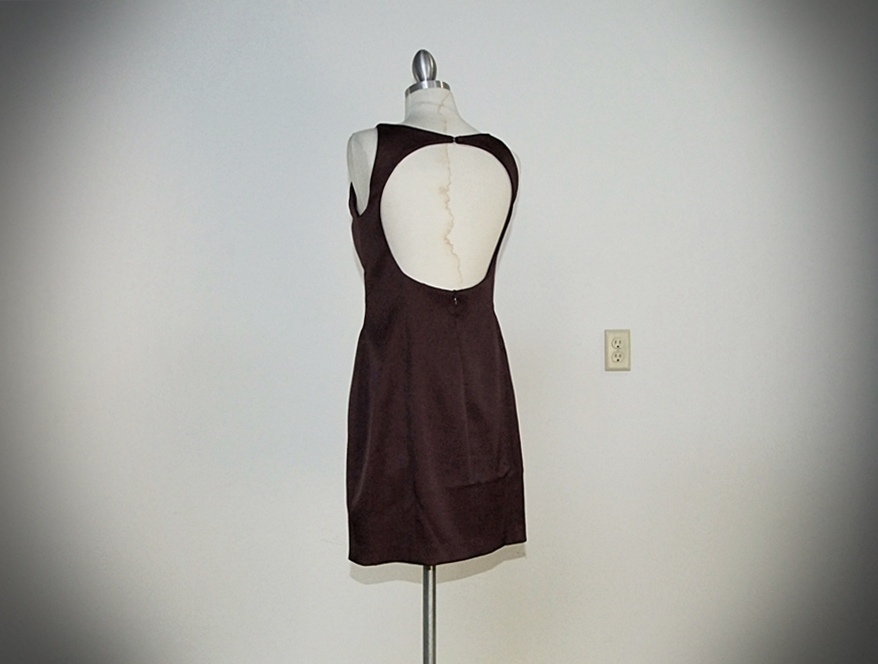 Laundry by Shelli Segal Burgundy Sleeveless Cocktail Dress